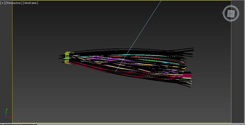 Coconut Broom Stick 3D model for household 3D model_4