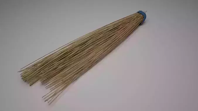 Coconut Broom Stick 3D model for household