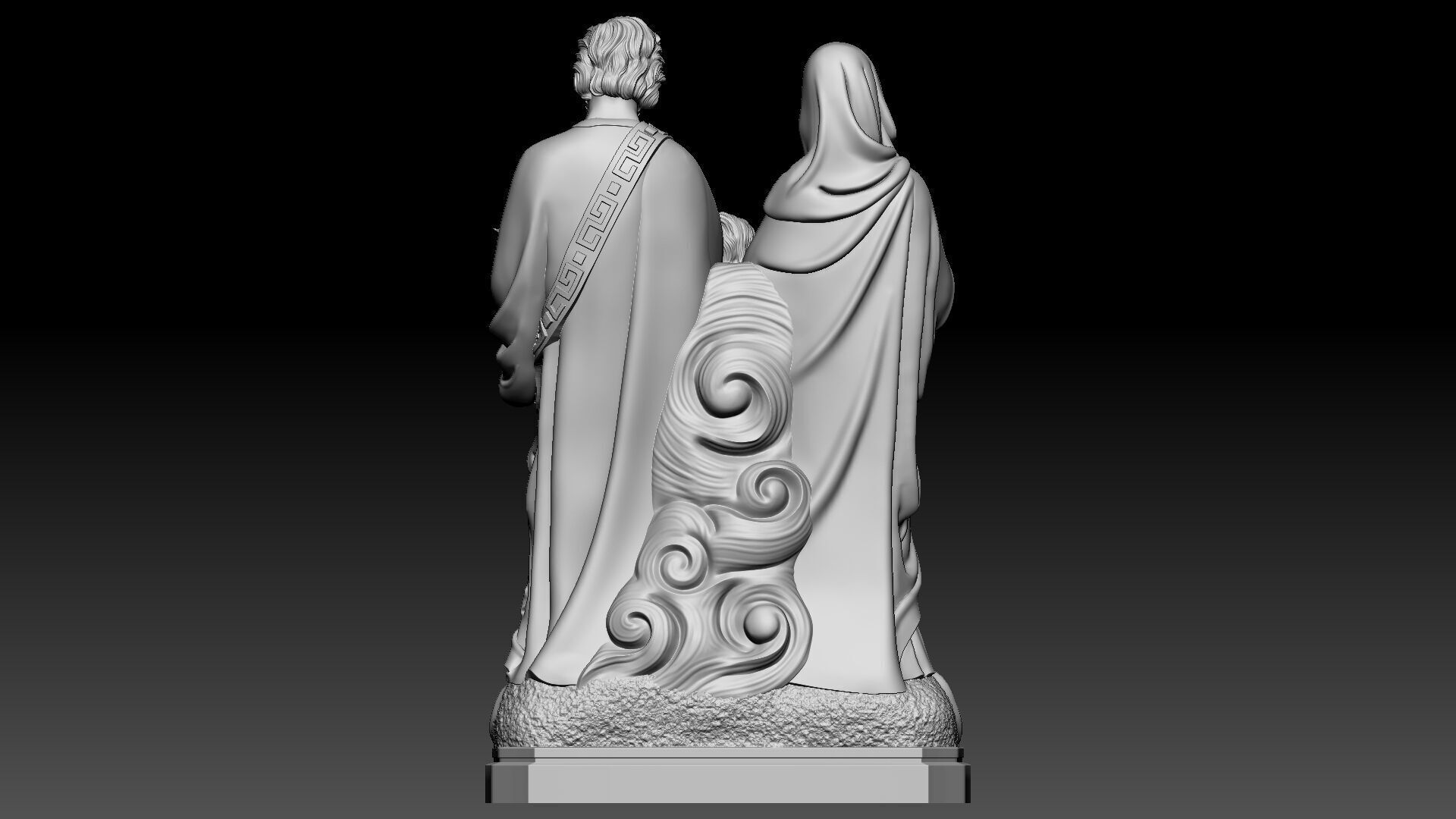 Holy Family  3D print model_4