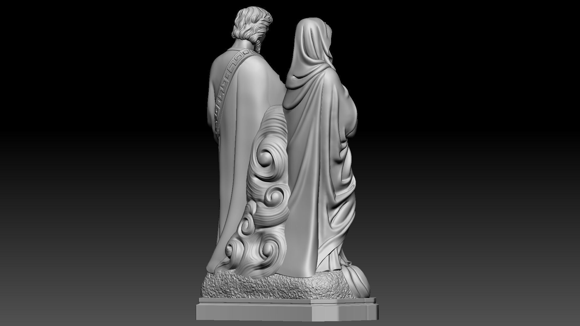 Holy Family  3D print model_5