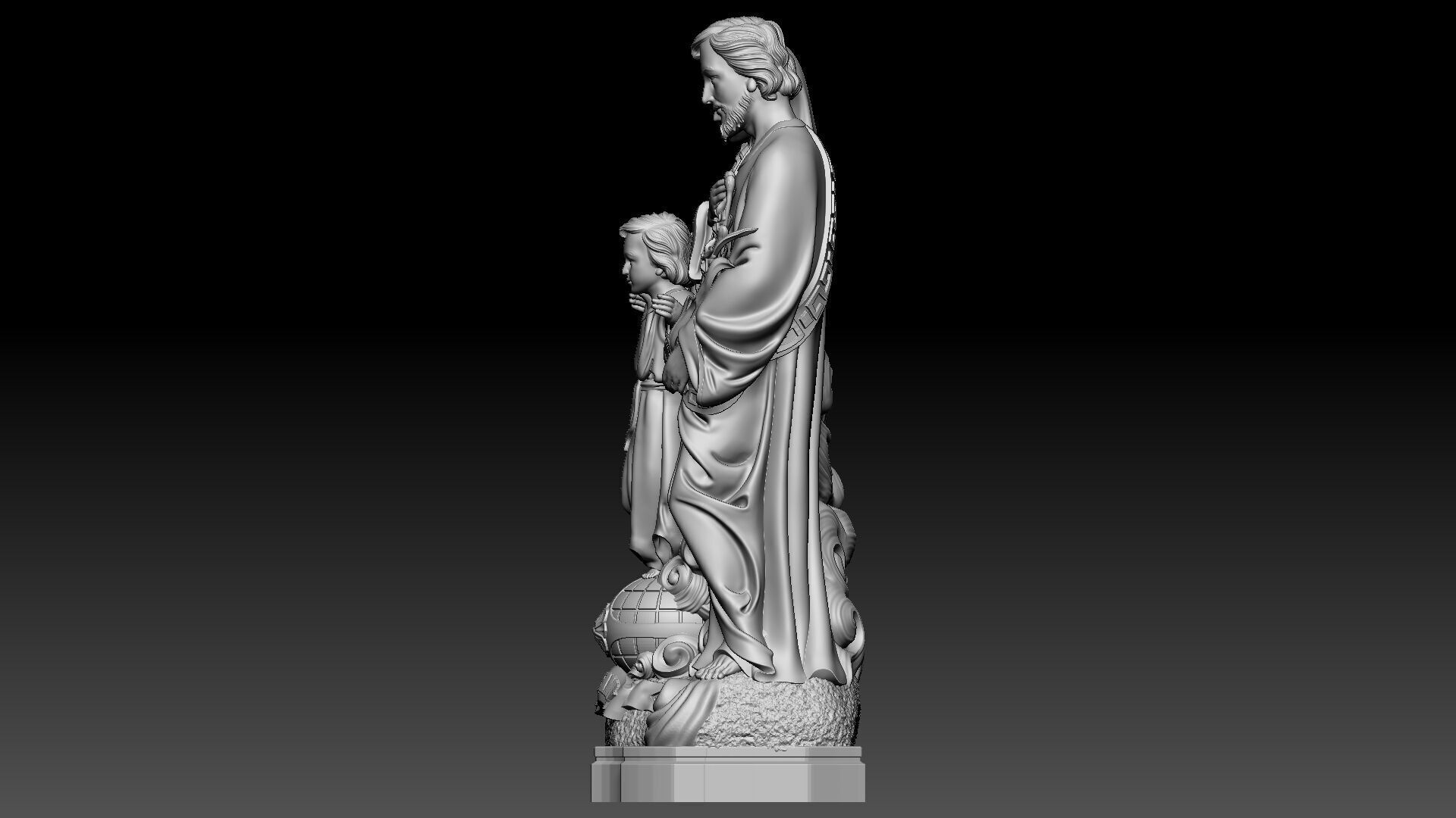 Holy Family  3D print model_2