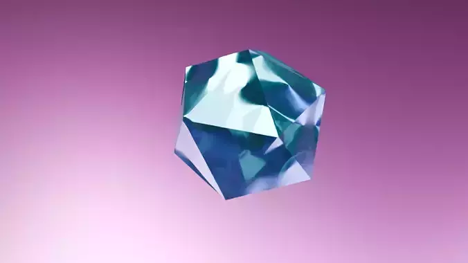 Crystal Gemstone 3D model