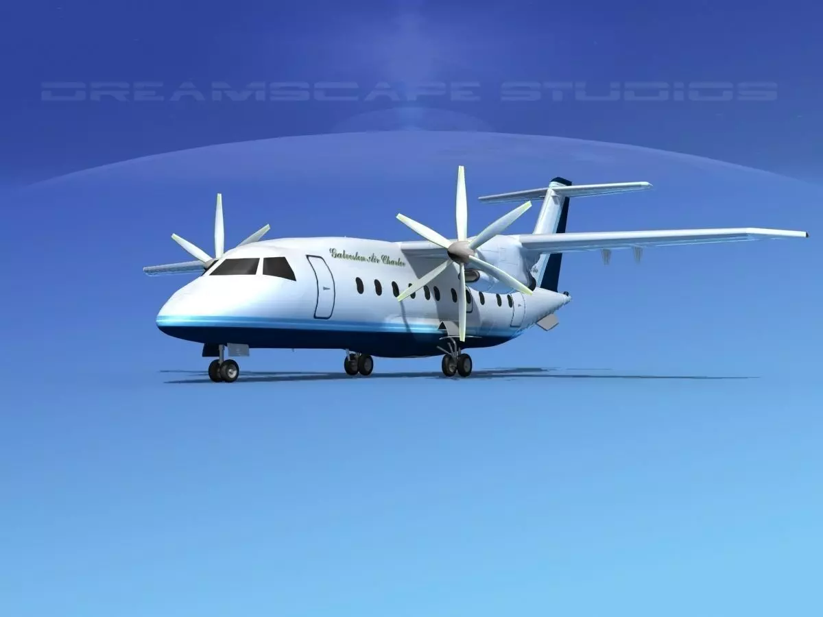 Dornier Do-328-130 Galveston Air 3D model_0