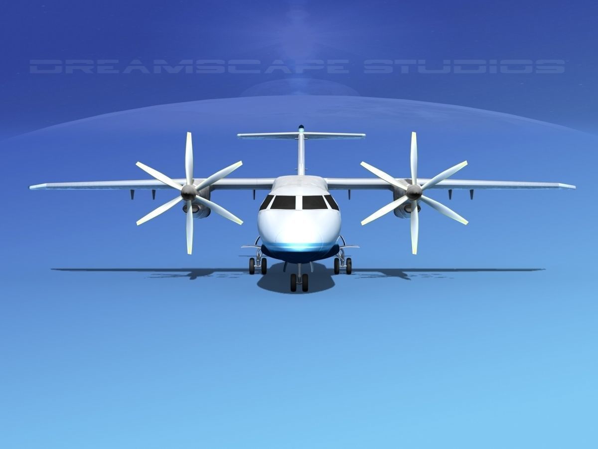 Dornier Do-328-130 Galveston Air 3D model_1