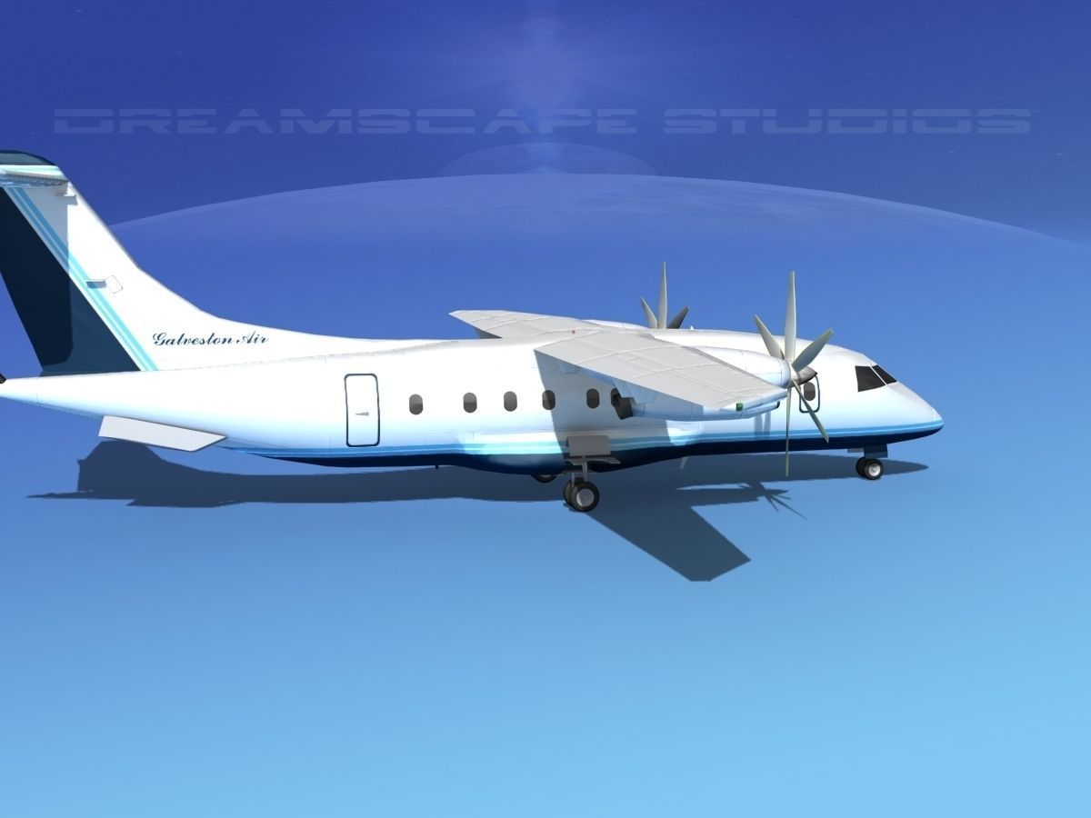 Dornier Do-328-130 Galveston Air 3D model_4