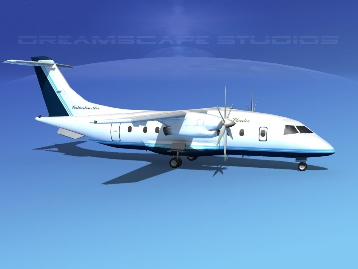 Dornier Do-328-130 Galveston Air 3D model_3