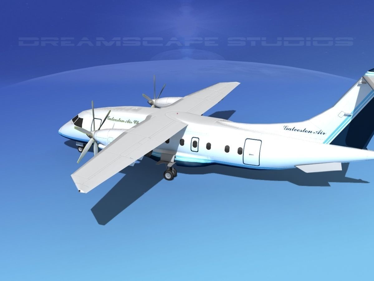 Dornier Do-328-130 Galveston Air 3D model_8