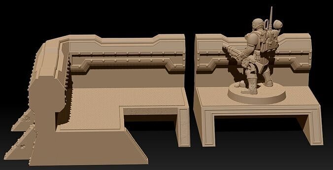Barricade 3D print model