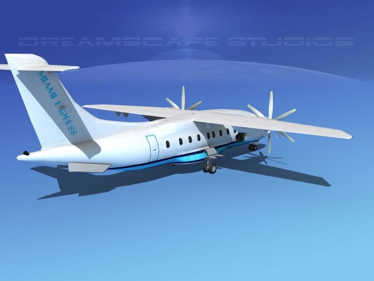 Dornier Do-328-130 Miami Express 3D model_5