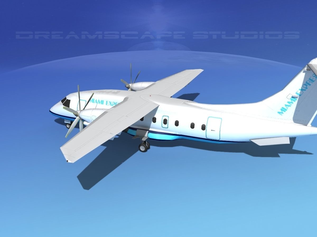 Dornier Do-328-130 Miami Express 3D model_8