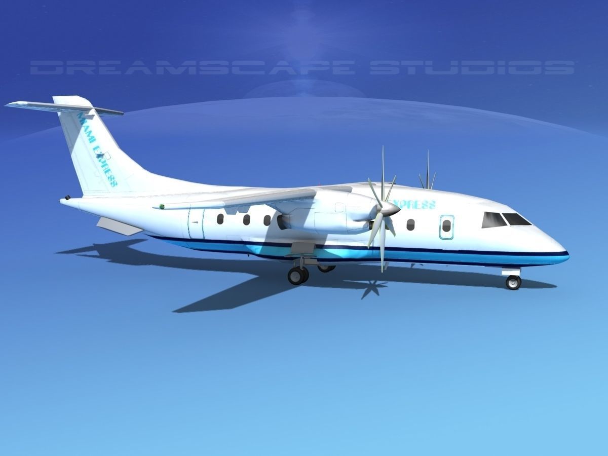 Dornier Do-328-130 Miami Express 3D model_3
