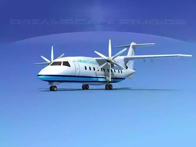 Dornier Do-328-130 Miami Express 3D model