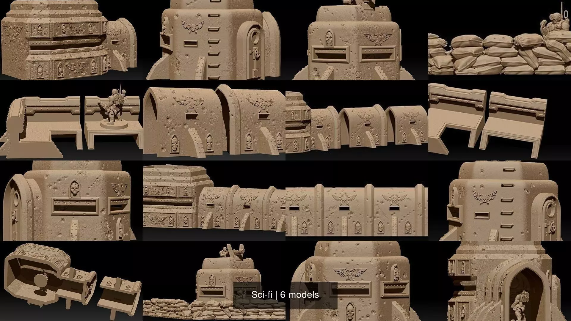 Sci-fi 3D Model Collection_0