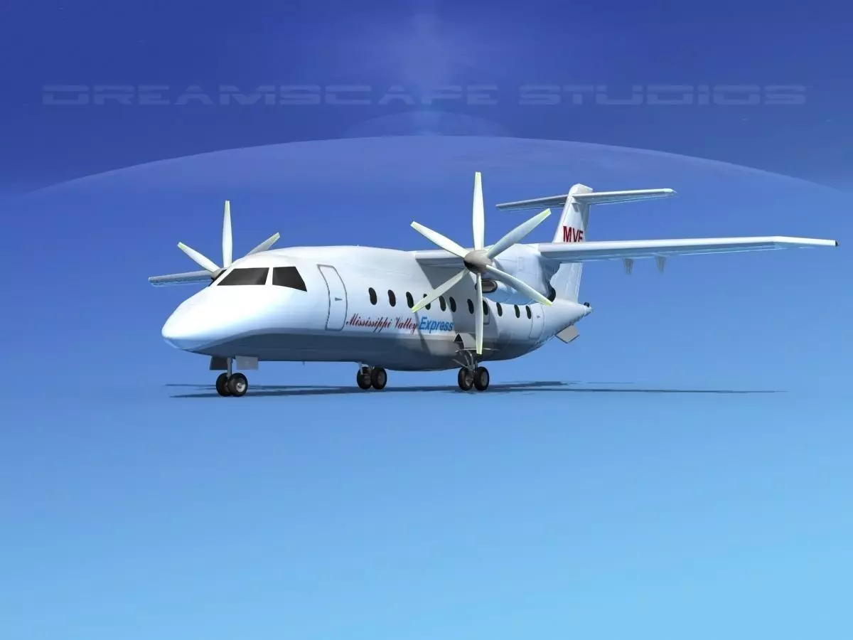 Dornier 328-130 Mississippi Valley Air 3D model_0
