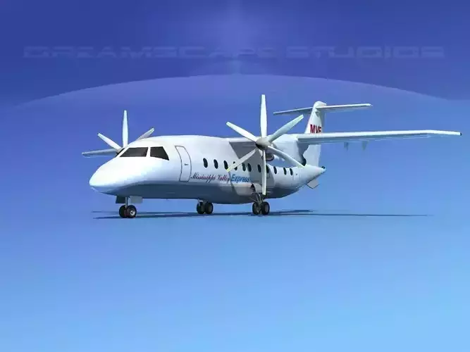 Dornier 328-130 Mississippi Valley Air 3D model