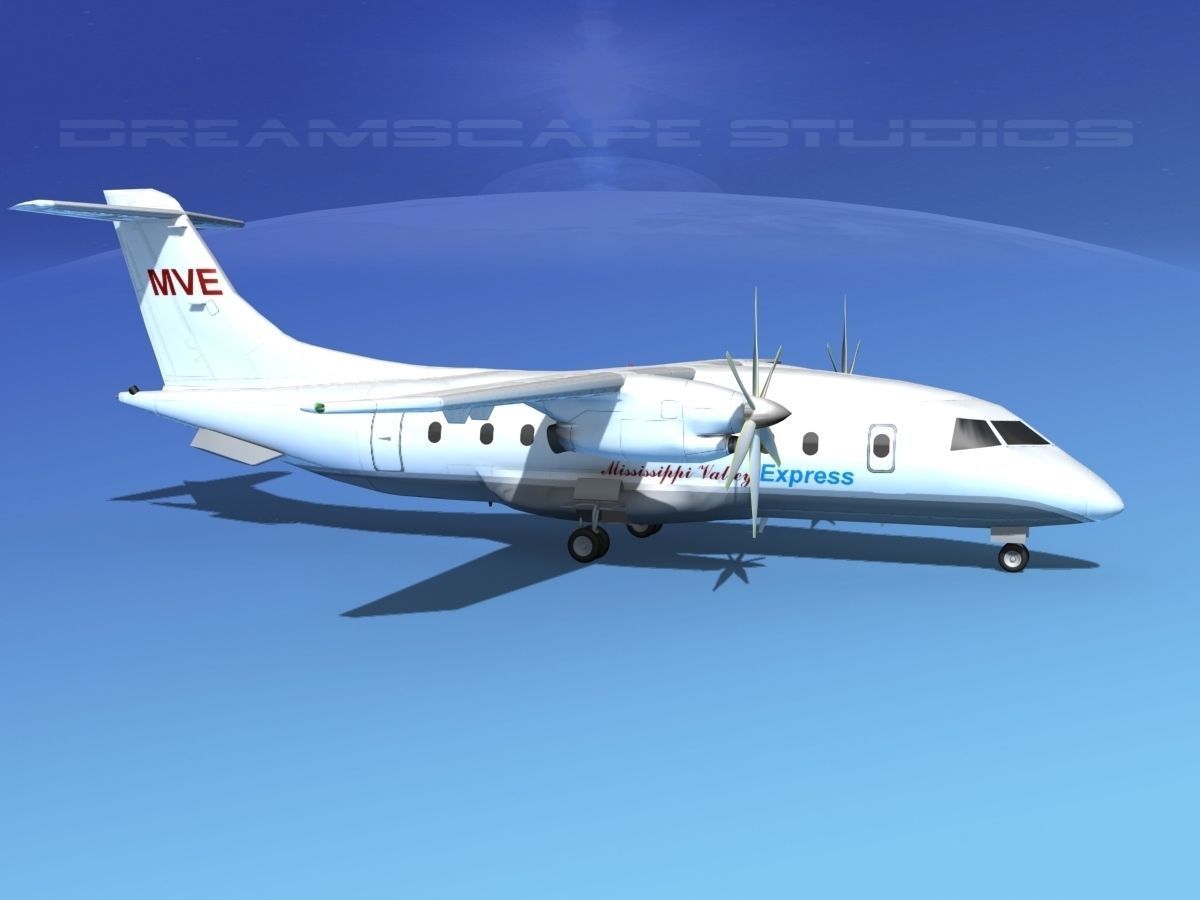 Dornier 328-130 Mississippi Valley Air 3D model_3