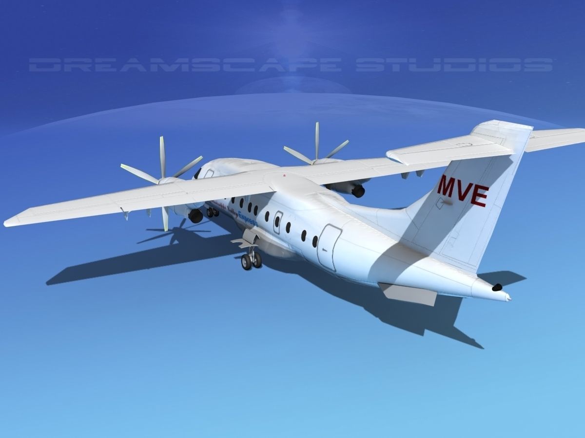 Dornier 328-130 Mississippi Valley Air 3D model_7
