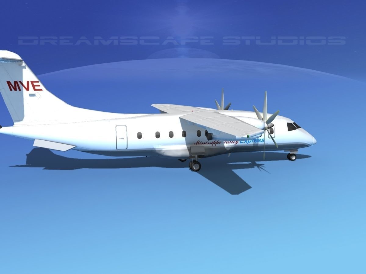 Dornier 328-130 Mississippi Valley Air 3D model_4