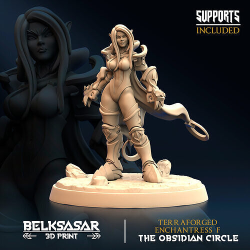 Terraforged Enchantress F 3D print model