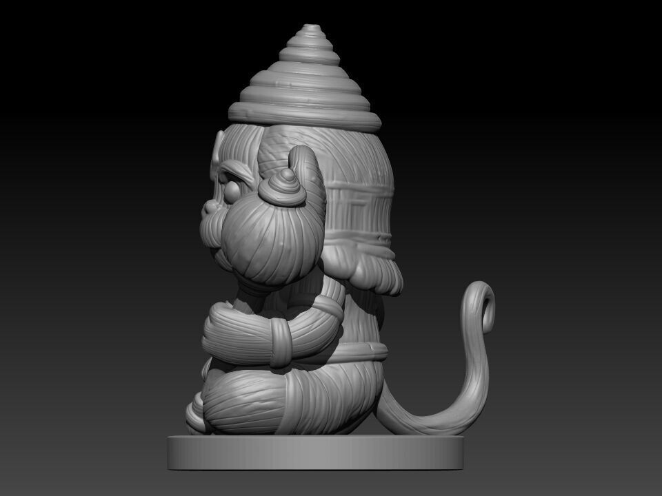 Baby Hanuman jii 3D print model_1