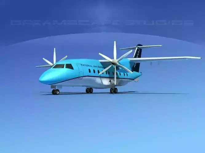 Dornier 328-130 National Air Express 3D model