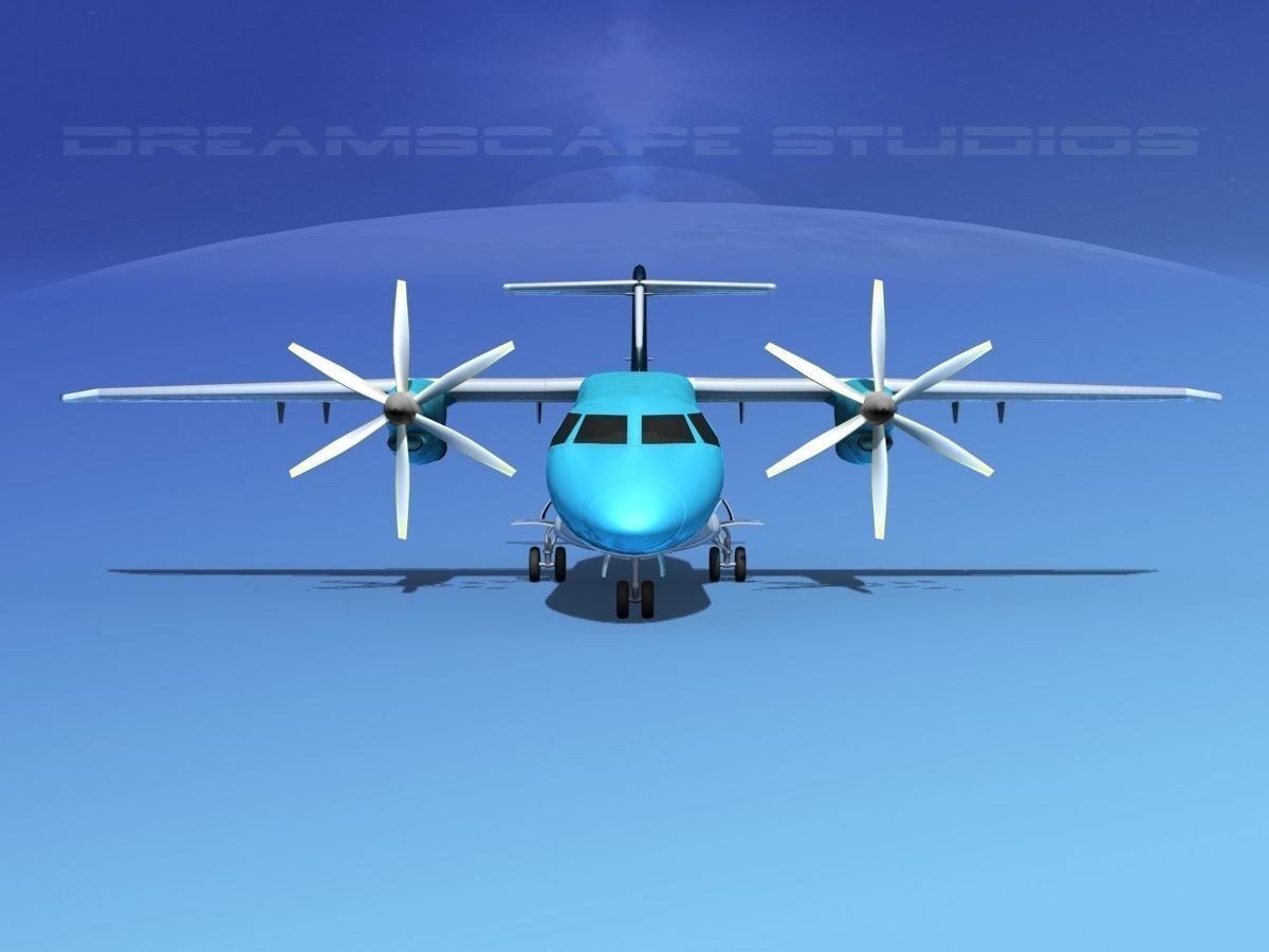 Dornier 328-130 National Air Express 3D model_1
