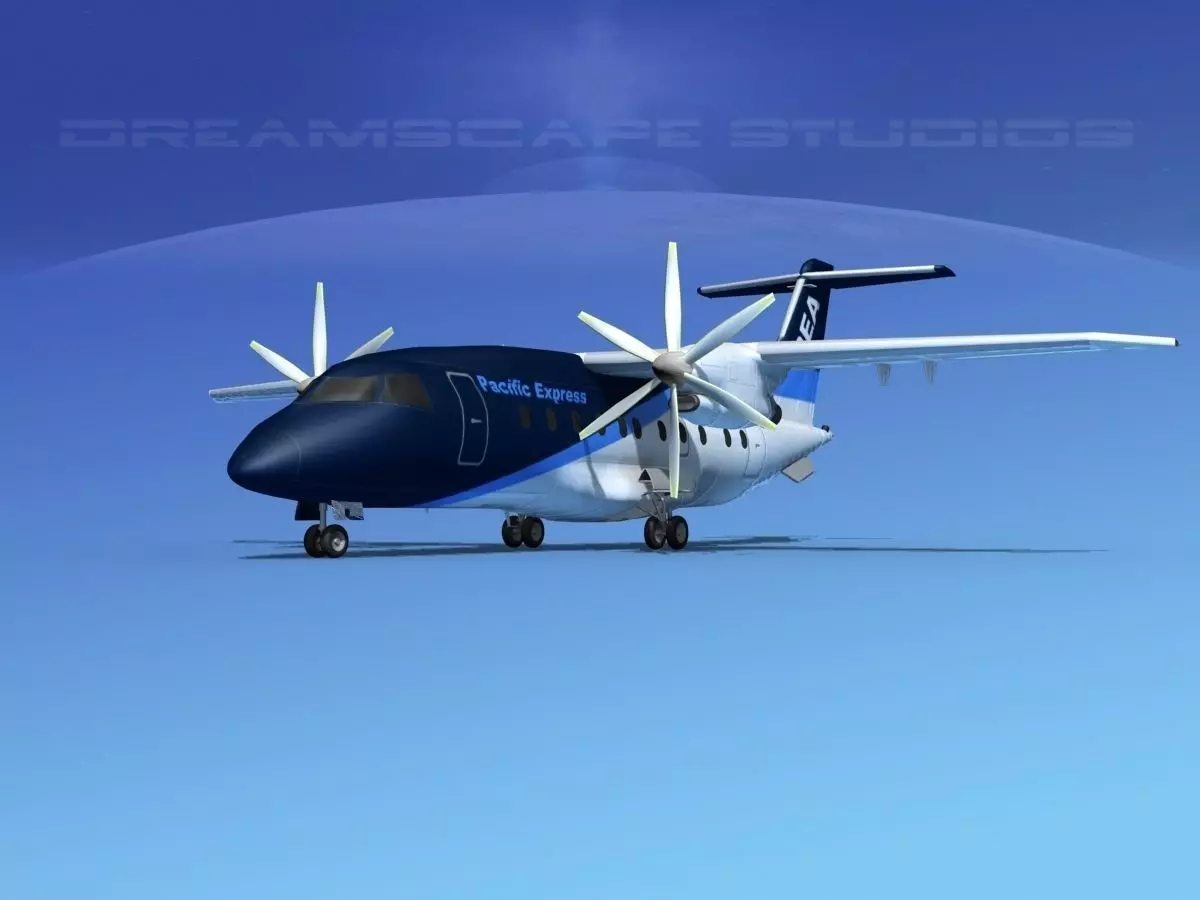 Dornier Do-328-130 Pacific Express 3D model_0