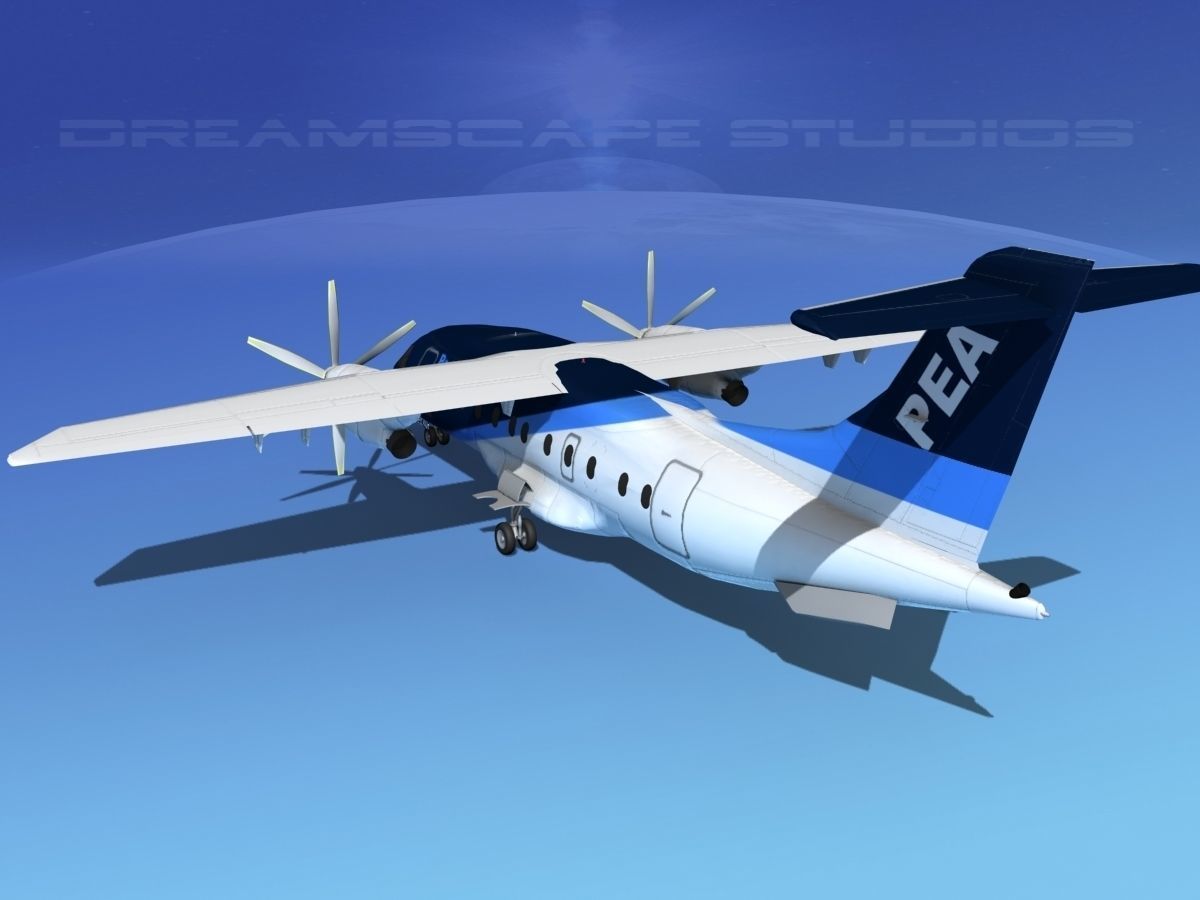 Dornier Do-328-130 Pacific Express 3D model_7