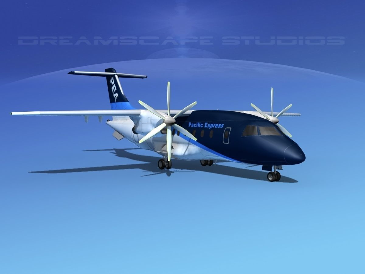 Dornier Do-328-130 Pacific Express 3D model_2