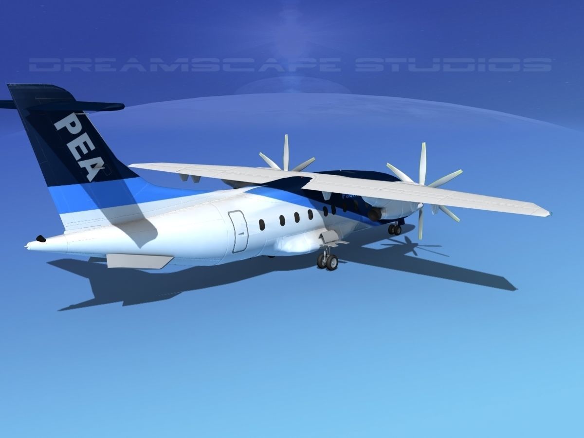 Dornier Do-328-130 Pacific Express 3D model_5