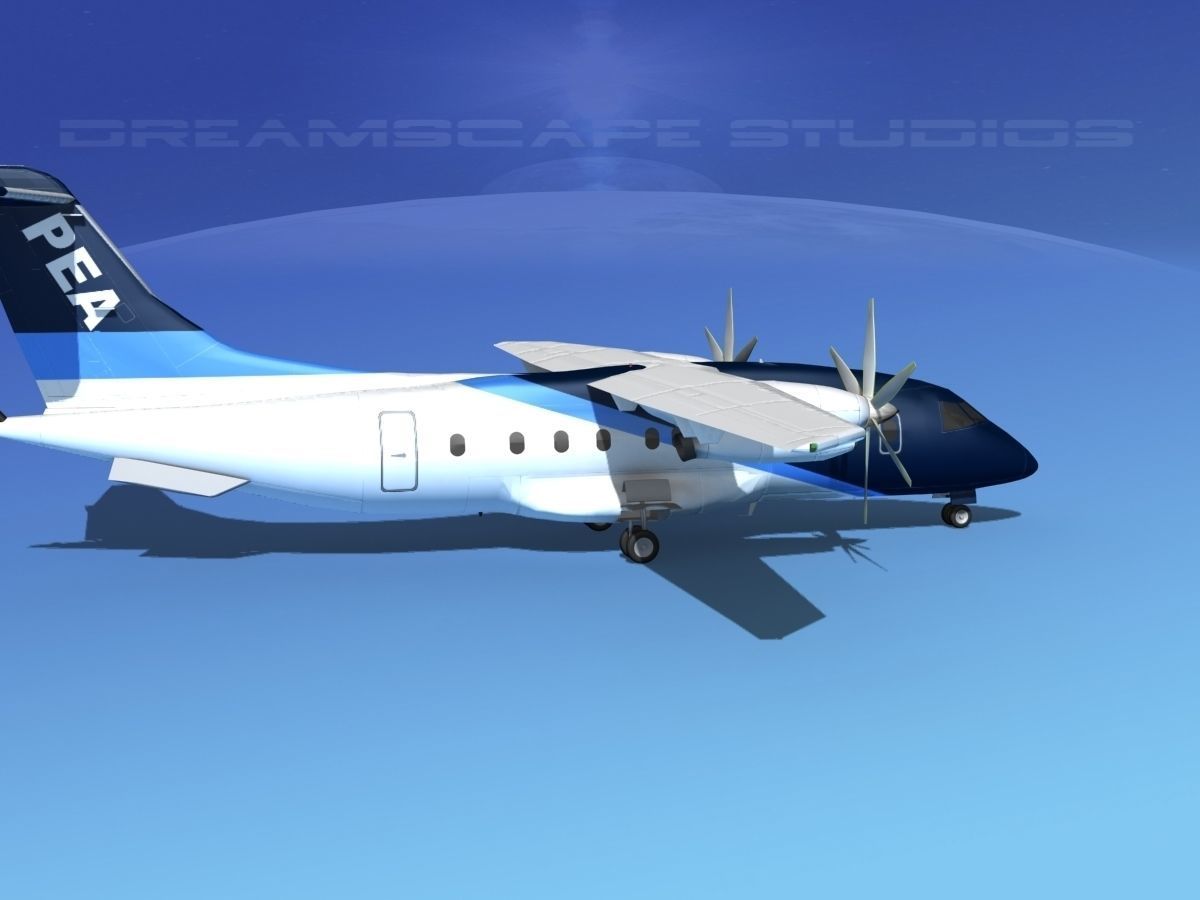 Dornier Do-328-130 Pacific Express 3D model_4