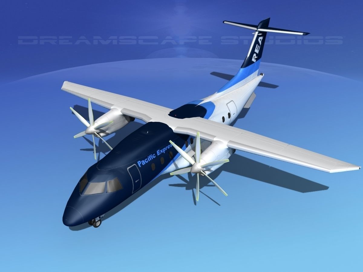 Dornier Do-328-130 Pacific Express 3D model_10