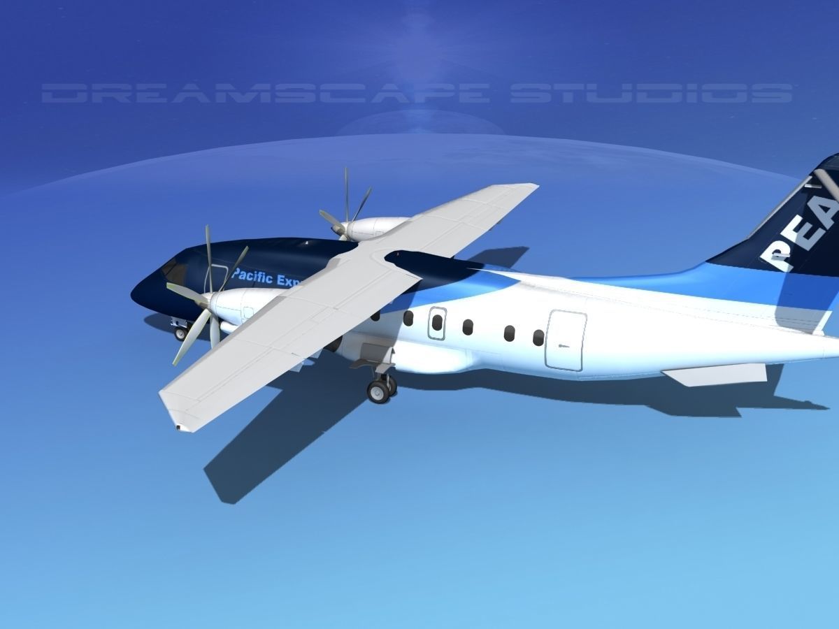 Dornier Do-328-130 Pacific Express 3D model_8
