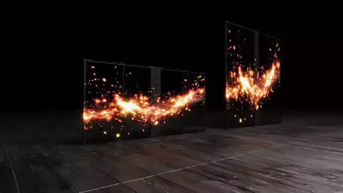 Transparent LED Screen  3D model