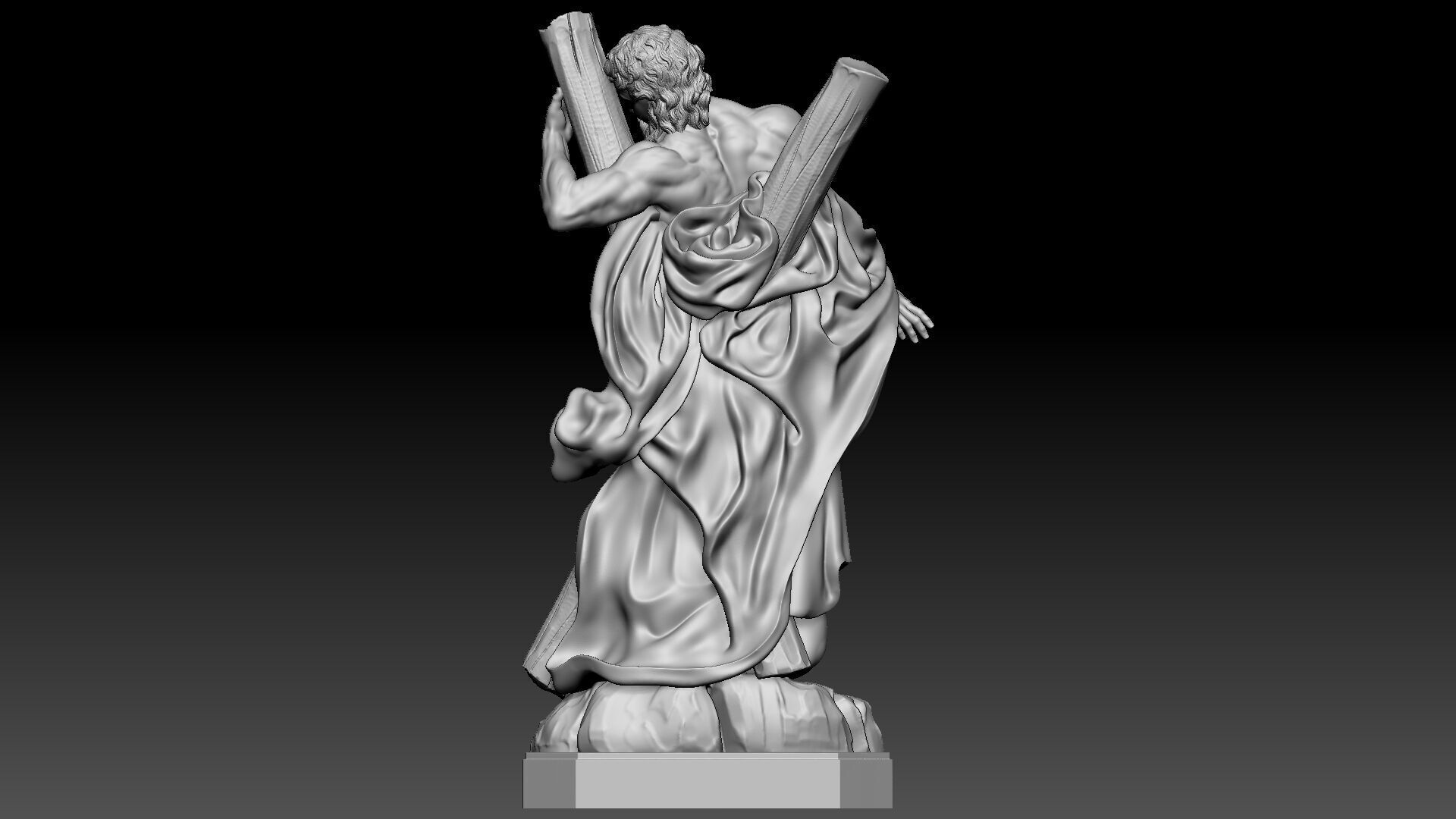 Saint Andrew  3D print model_4