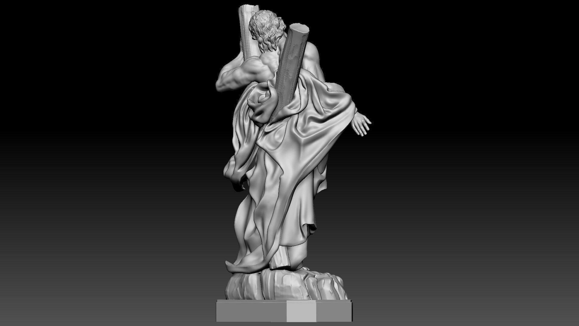 Saint Andrew  3D print model_5