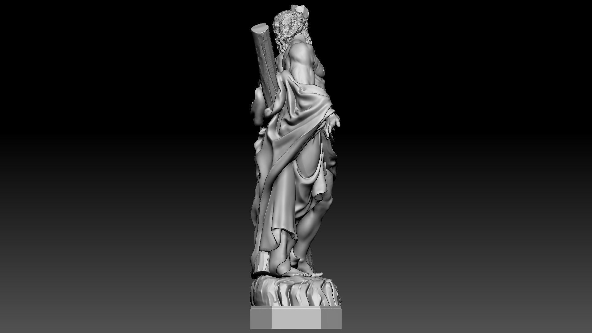 Saint Andrew  3D print model_6
