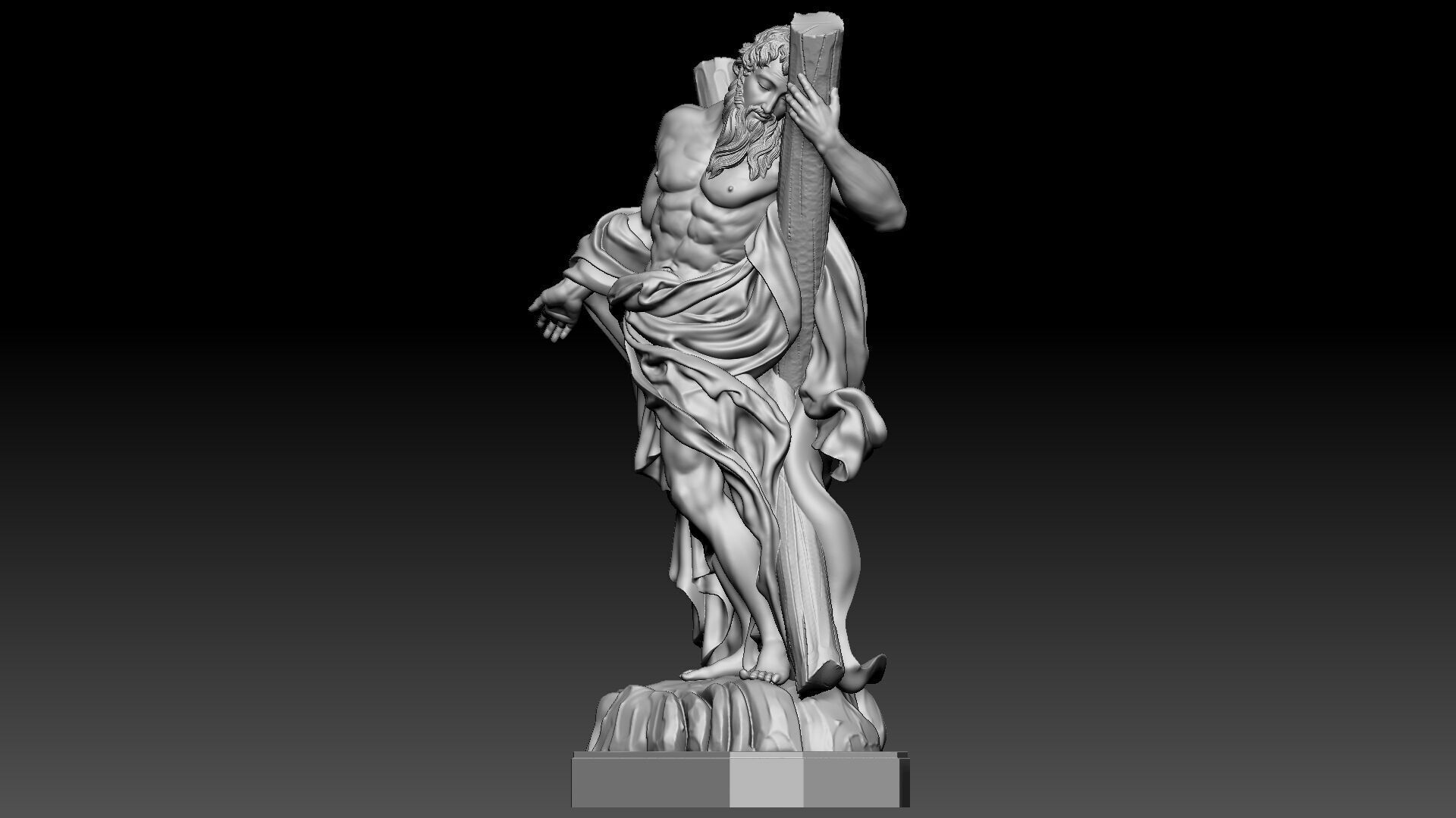 Saint Andrew  3D print model_1