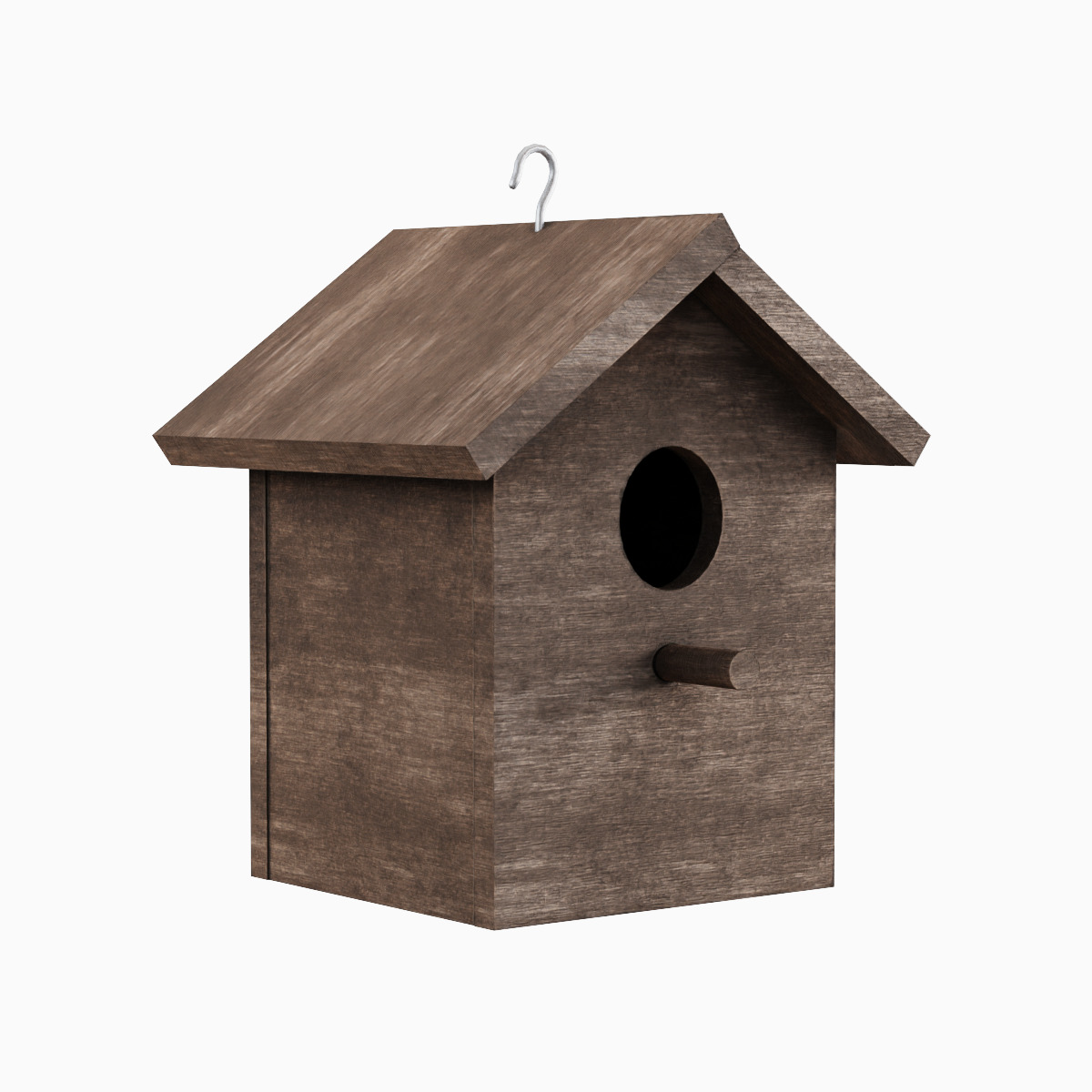 Birdhouse 02 Low-poly 3D model_3