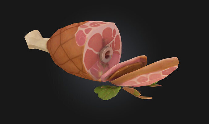 Ham Delight  A Savory Centerpiece of Flavor 3D model