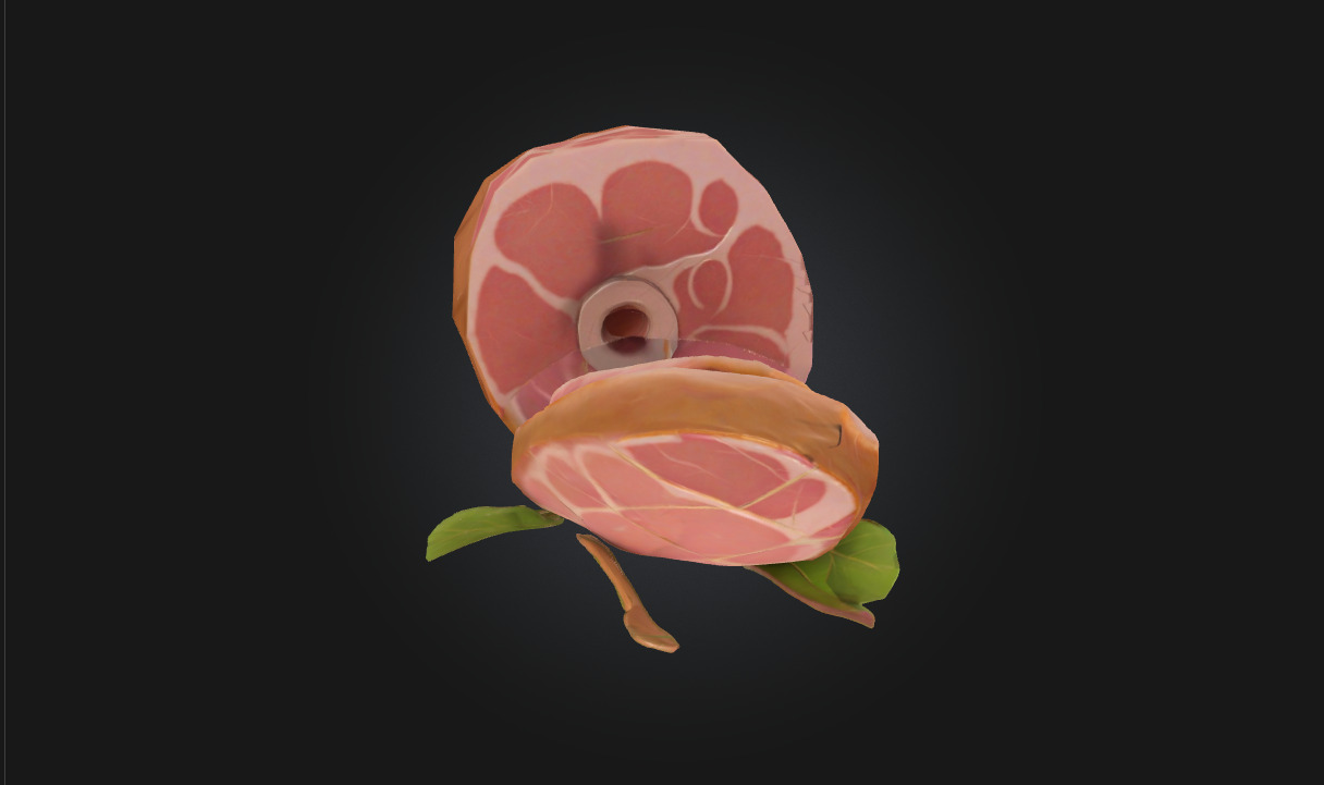 Ham Delight  A Savory Centerpiece of Flavor 3D model_2