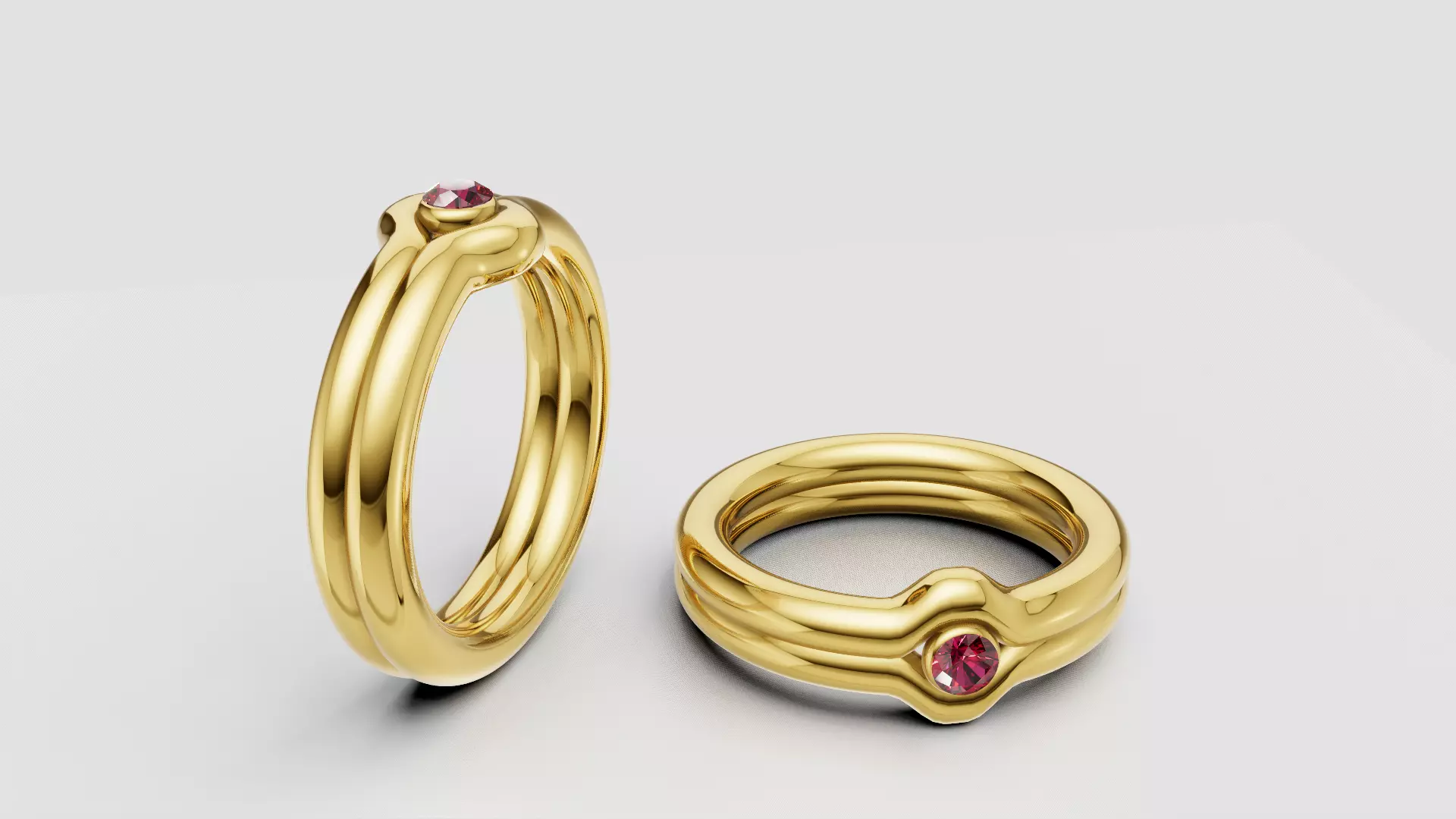 Minimalist Ring Design 3D print model