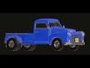 Stylized Retro Pickup Truck 3D model_1