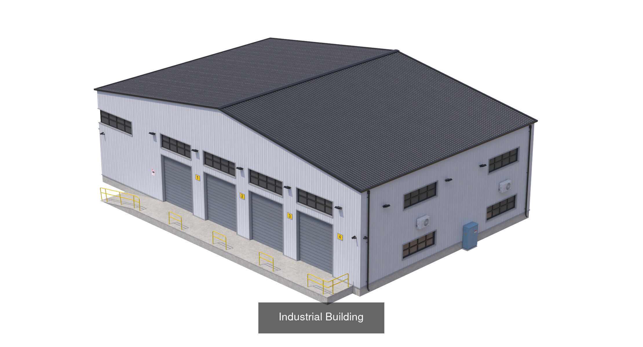 4 Industrial Buildings Collection _2