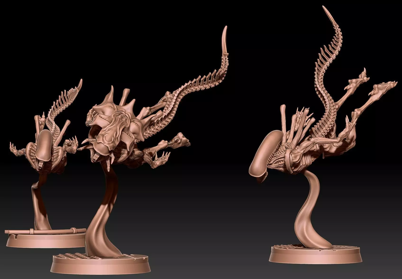 Aqua Predalien 3D print model_0