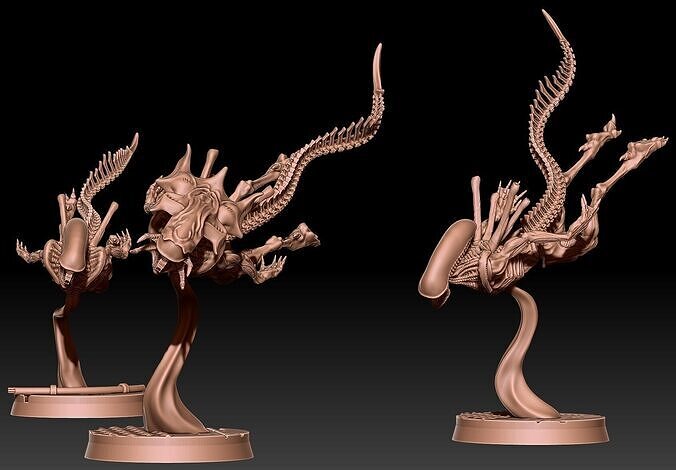 Aqua Predalien 3D print model