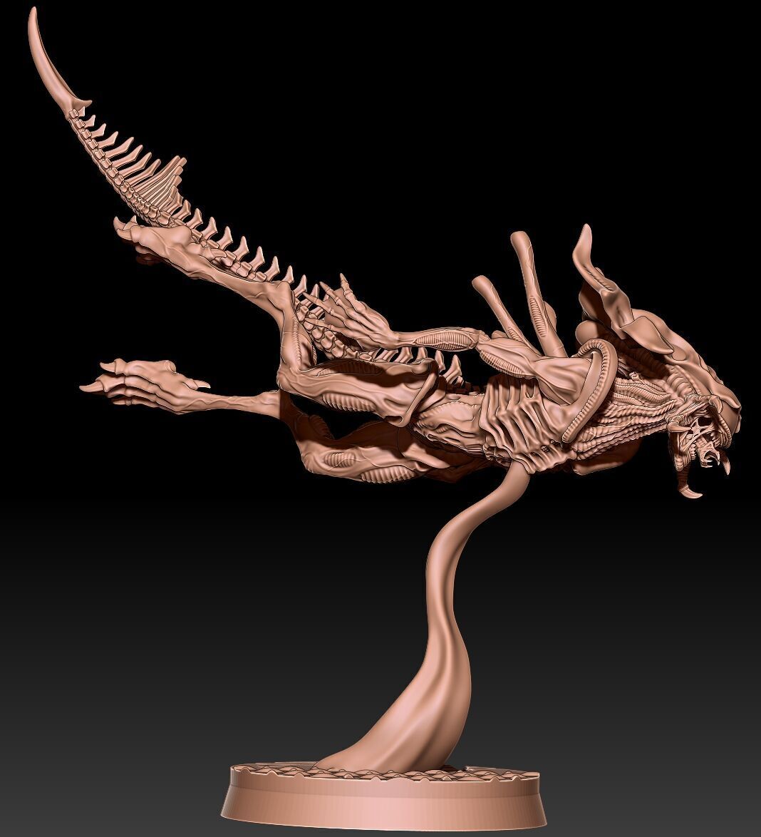 Aqua Predalien 3D print model_1
