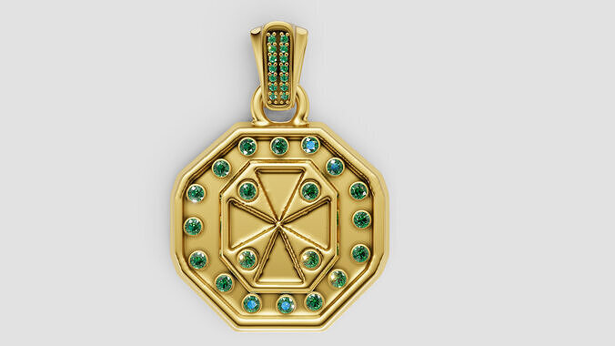 Geometric Pendant  3D print model
