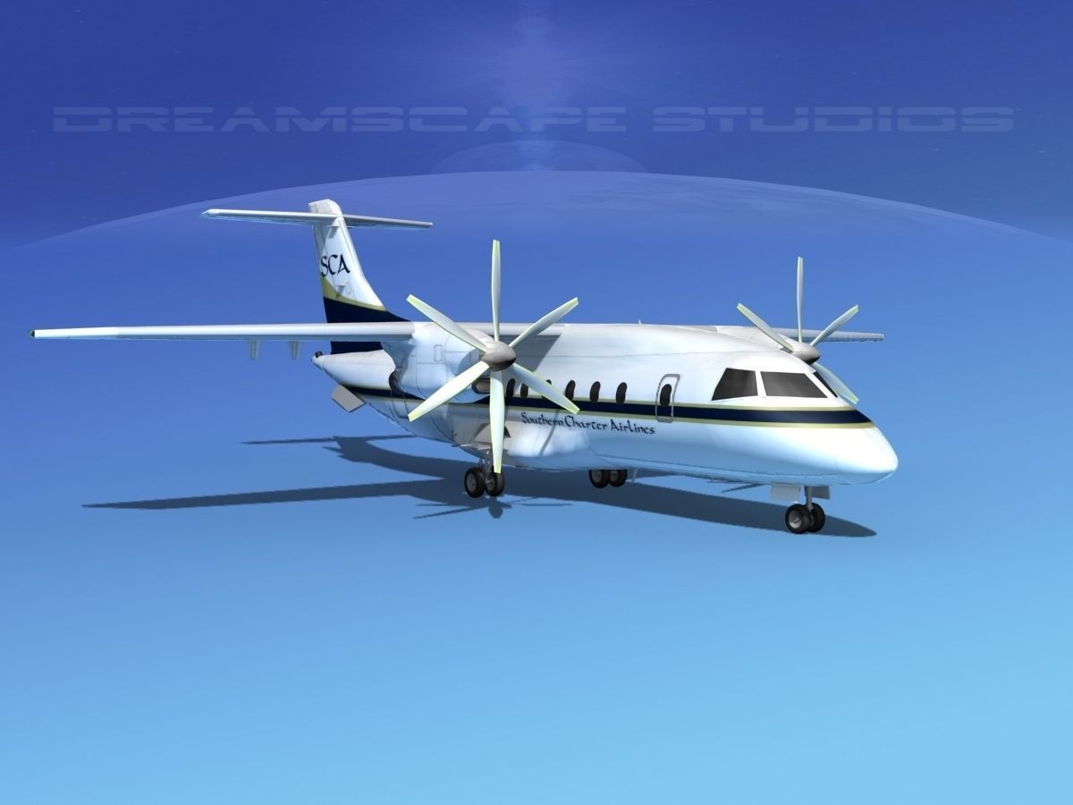 Dornier Do-328-130 Southern Charter 3D model_2
