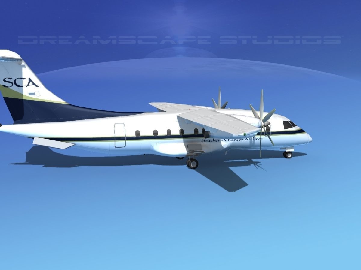 Dornier Do-328-130 Southern Charter 3D model_4